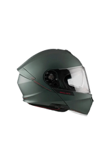 MT GENESIS SV SOLID A6 Integrale Moto Modulare Caschi Verde Opaco 