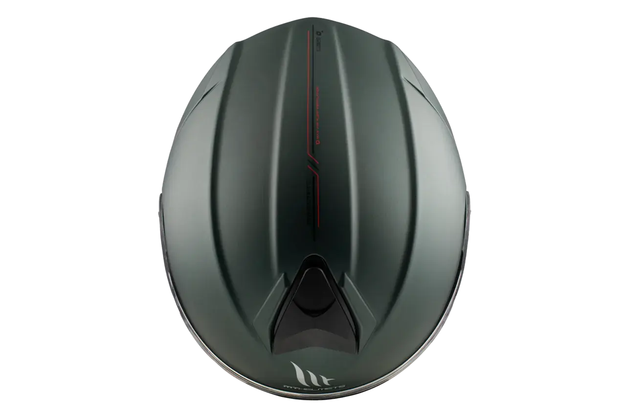 MT GENESIS SV SOLID A6 VERDE MATE Cascos de aventura