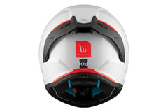 MT Stinger 2 Solid A0 blanco perlado brillante Cascos integrales - CASCO