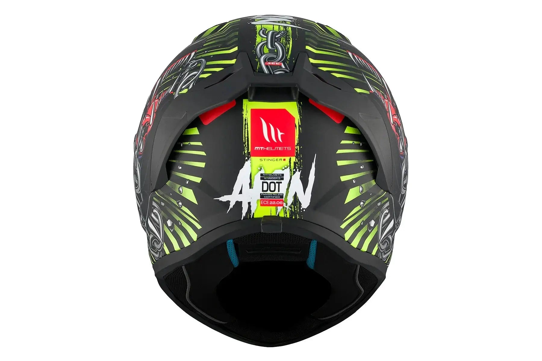 MT Stinger 2 AKIN A3 mate Casco integral para motocicleta homologación ECE