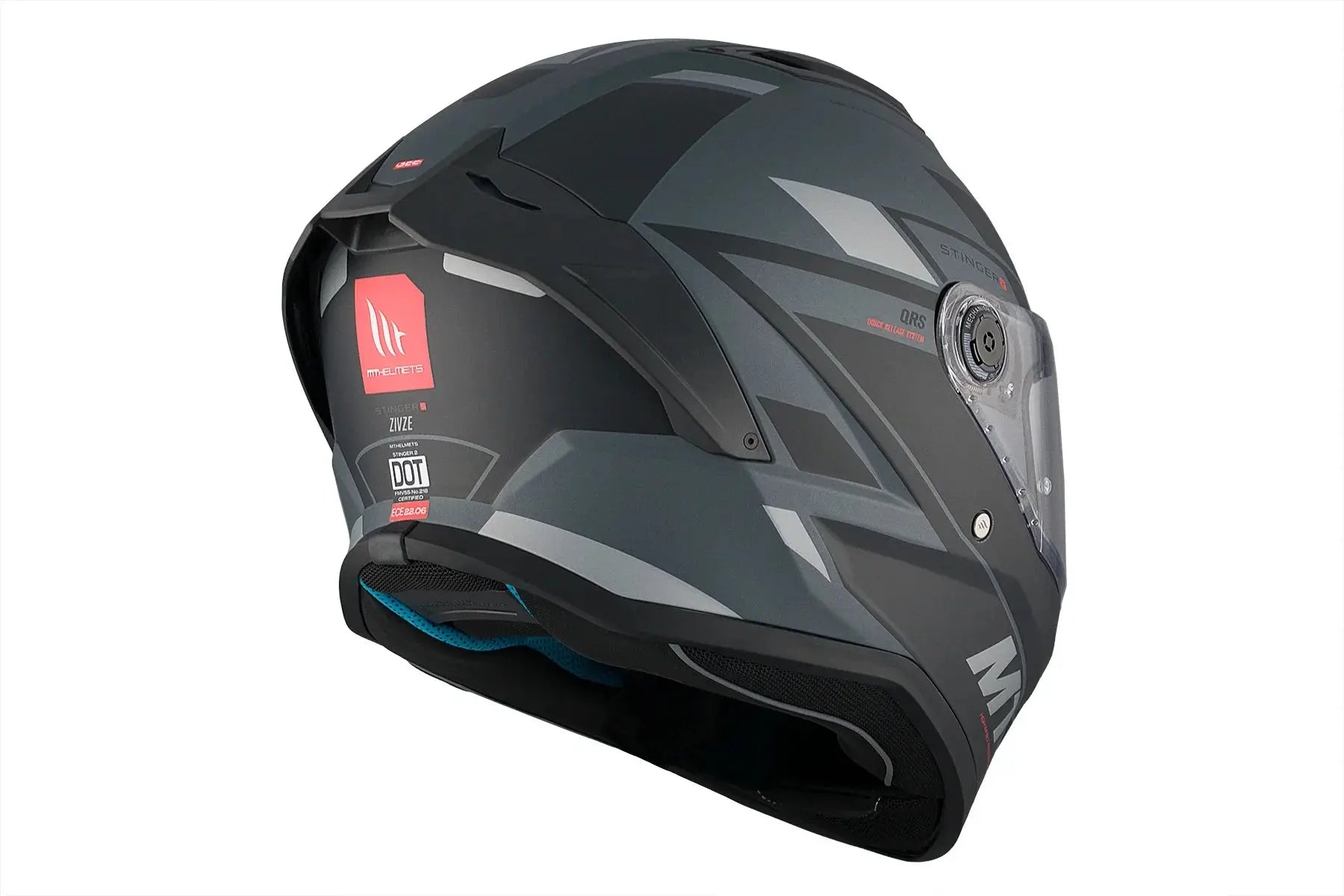 MT Stinger 2 Zivze C2 Casco integral para motocicleta Mate - SECURTEX MOTOR S.L (t/a MaximoMoto)