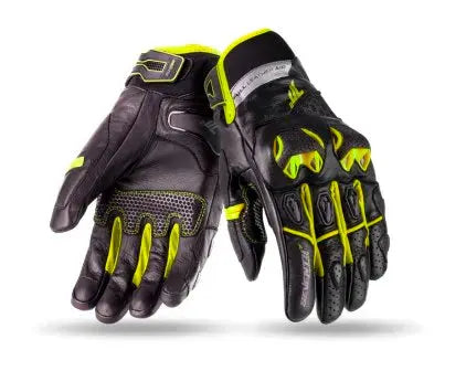 SEVENTY SD-N32 Verano Desnudo Hombre Guante Negro Amarillo