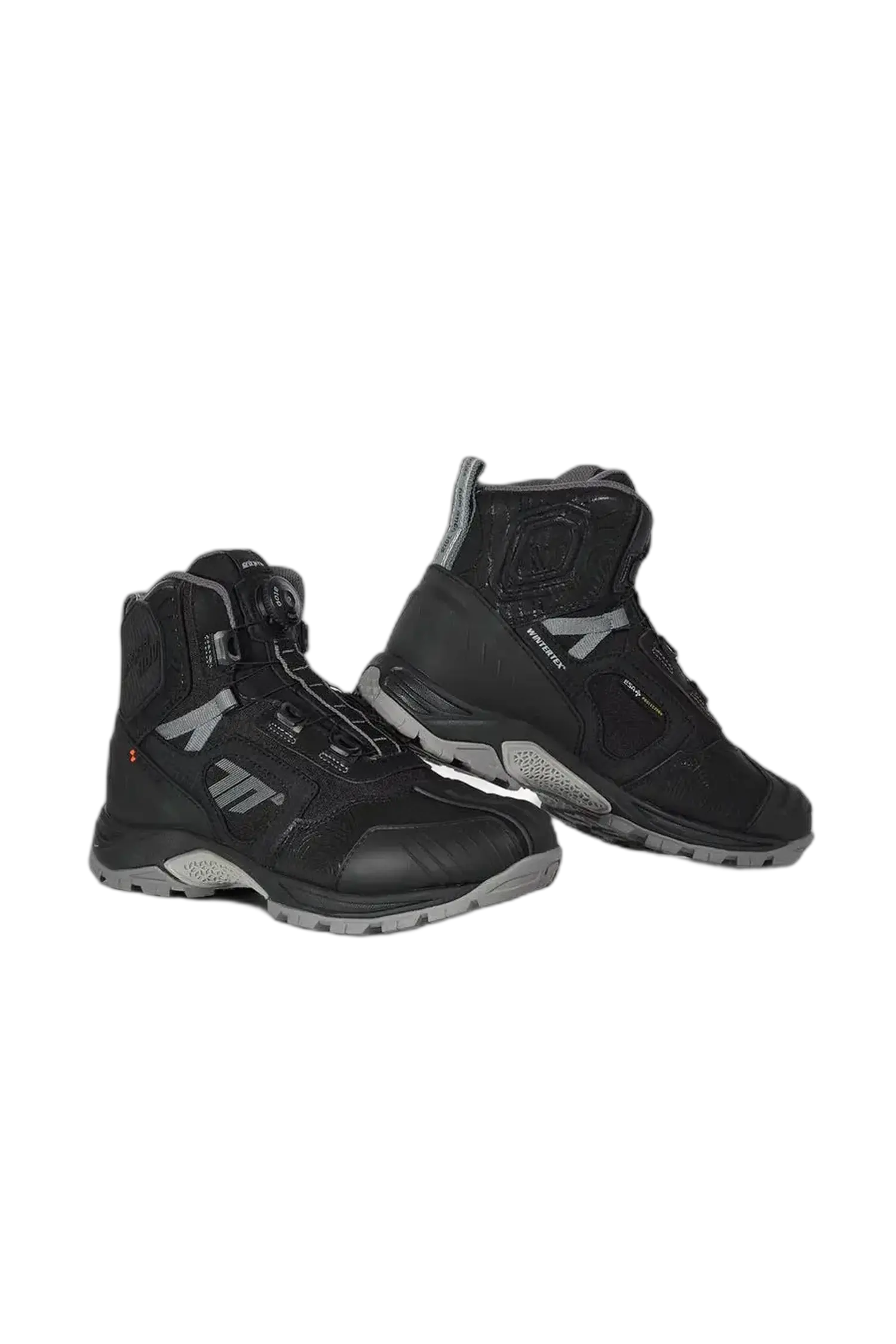 Seventy SD-BA7 Stelvio Low Scarpe da moto turismo Unisex Nero grigio 