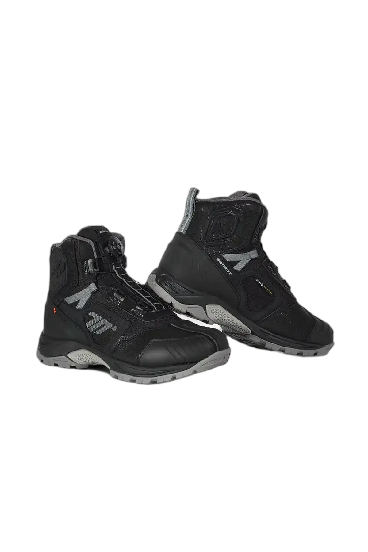 Seventy SD-BA7 Stelvio Low Scarpe da moto turismo Unisex Nero grigio 