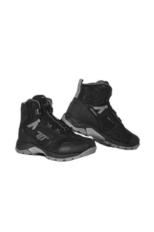 Seventy SD-BA7 Stelvio Low Scarpe da moto turismo Unisex Nero grigio 