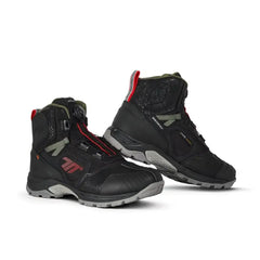 SEVENTY SD-BA7 STELVIO LOW Botas De Motocicleta Unisex Negro Verde Rojo - BOTAS