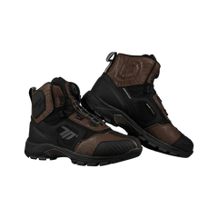 SEVENTYSD-BA7 STELVIO LOW Moto Unisex Avventura Stivali Nero Marroni 