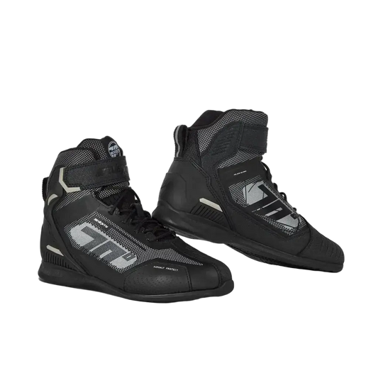 Seventy SD-BR2 Veloce Pro Scarpe Turismo unisex Moto Nero/Grigio 