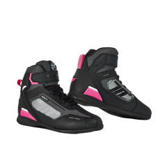 Seventy Degrees SD-BR2 Veloce Pro Stivali da Moto Turismo Nero/Rosa 