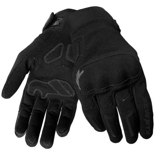 SEVENTY SD-C42 Asphalt Moto Estivi Urbani Da Donna Guanti Neri Grigi 