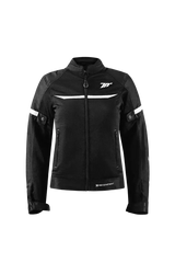 SEVENTY SD-JR30.2 MOJAVE GIACCA MOTO DA DONNA NERO/BIANCO 