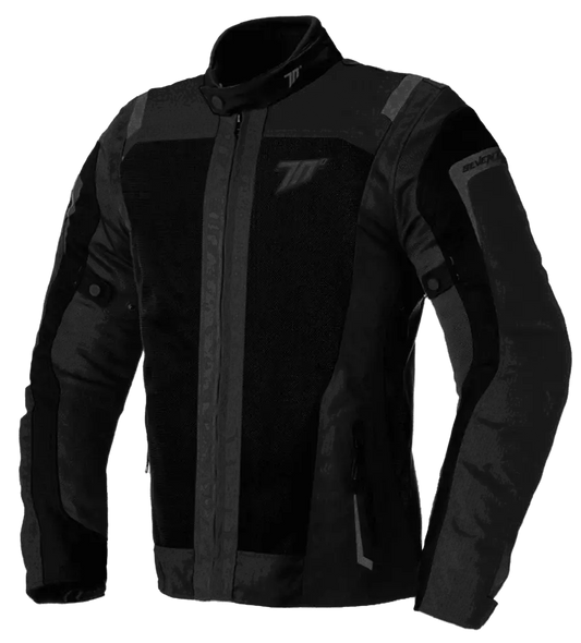 CHAQUETA DE VIAJE MOTO SAHARA VERANO SD-JT66 PARA HOMBRE NEGRA