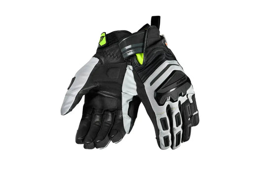 SEVENTY SD-T13 ASPEN LIGHT Moto Uomo Guanti Grigio Giallo Fluorescente
