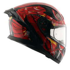 AXOR Helmets APEX VENOMOUS DV CASCHI INTEGRALE NERO ROSSO 