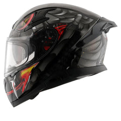 AXOR Helmets APEX VENOMOUS DV CASCHI INTEGRALE NERO OPACO GRIGIO 