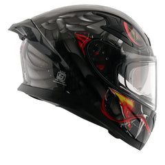 AXOR Helmets APEX VENOMOUS DV CASCHI INTEGRALE NERO OPACO GRIGIO 