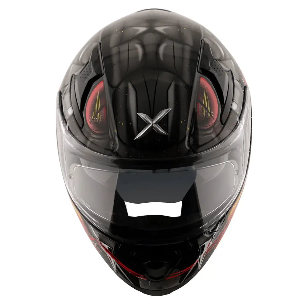AXOR Helmets APEX VENOMOUS DV CASCHI INTEGRALE NERO OPACO GRIGIO 