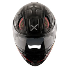 AXOR Helmets APEX VENOMOUS DV CASCHI INTEGRALE NERO OPACO GRIGIO 