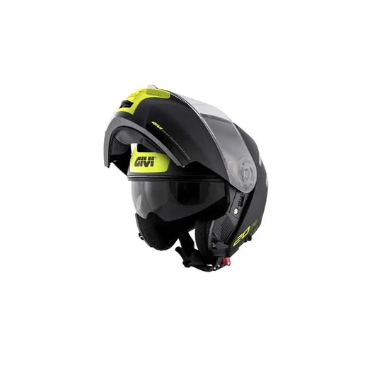 GIVI X20 EXPEDITION EVO Moto Integrali Modulare Caschi Nero Giallo – Yamoto.it