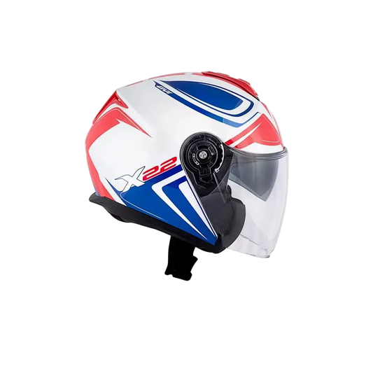 GIVI X.22 PLANET Jet Urban Moto Caschi Bianco Blu Rosso 