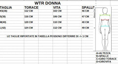 Wear to ride  WTR 2.0 ventilator five Giacca (TRE strati) moto per Donna Nero size chart