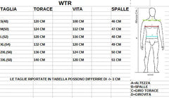 Wear to ride  WTR 2.0 ventilator five Giacca (TRE strati) moto per Uomo Nero size chart