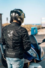 Bela Mesh Pro Estivo traforato  Uomo Nero in tessuto per moto shoot 2