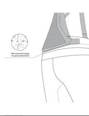Bela Calm Digger pantaloni per Uomo 32L Nero Giallo