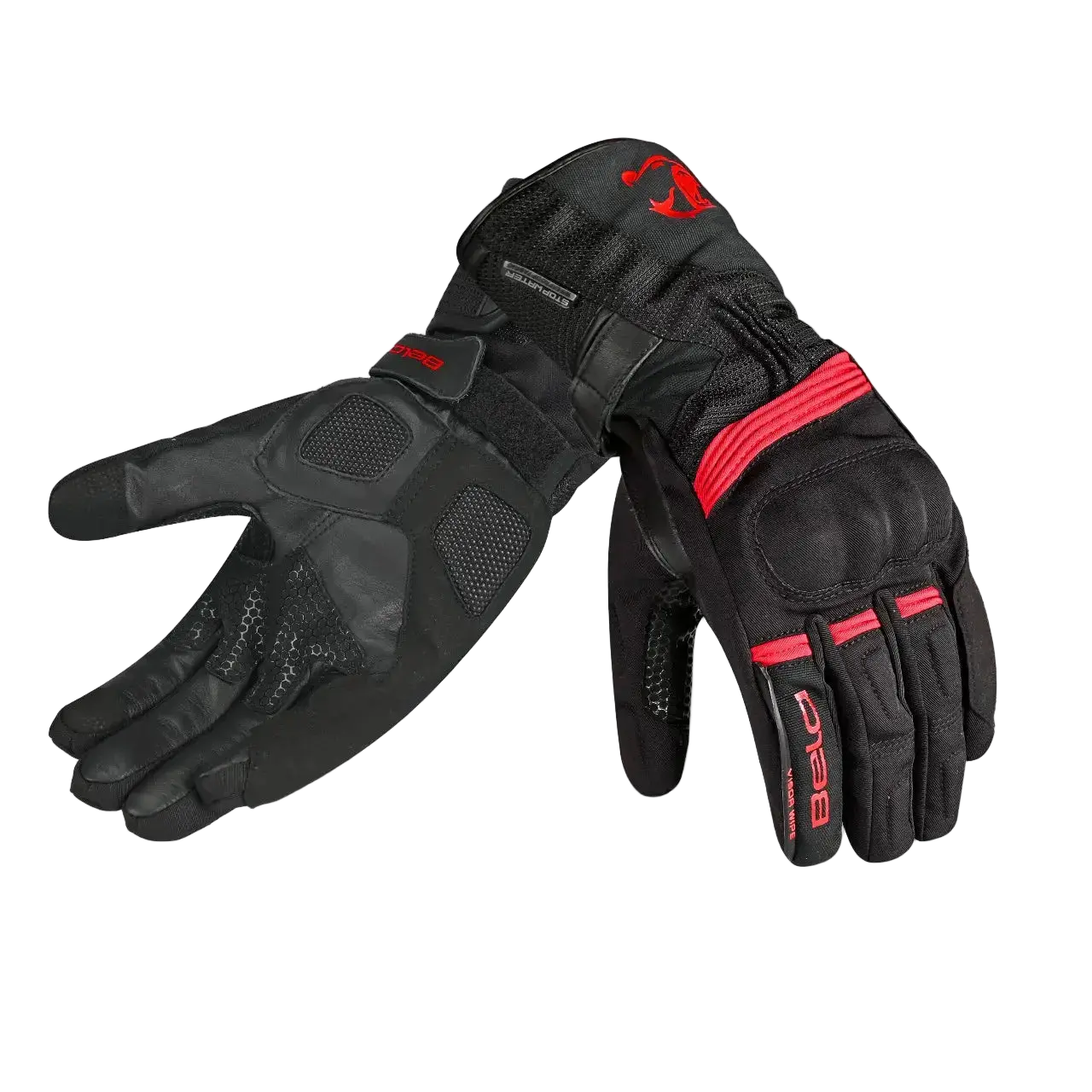 Bela - Storm Winter WP Glove Negro/Rojo 