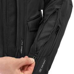 SHIMA DUNE MUJER DE TURISMO MOTO CHAQUETA TEXTIL NEGRO 