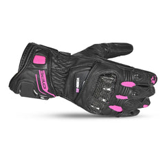 Bela Venom RS Lady Guanti da corsa per donna Nero/Rosa back