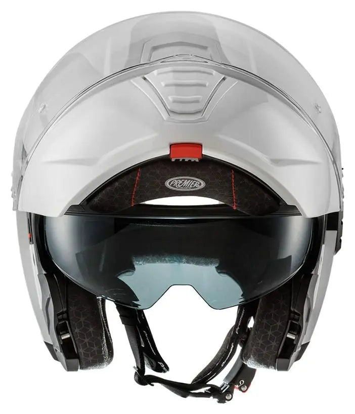 PREMIER Genius Evo U8 Caschi Modulari Da Moto Bianco 