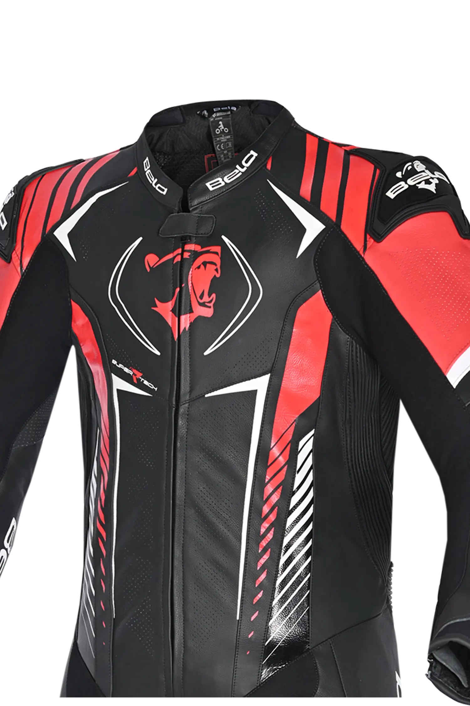 Bela Aragone Tuta da moto Nera/Rossa intera (1 PZ) 