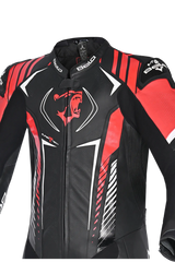 Bela Aragone Tuta da moto Nera/Rossa intera (1 PZ) 