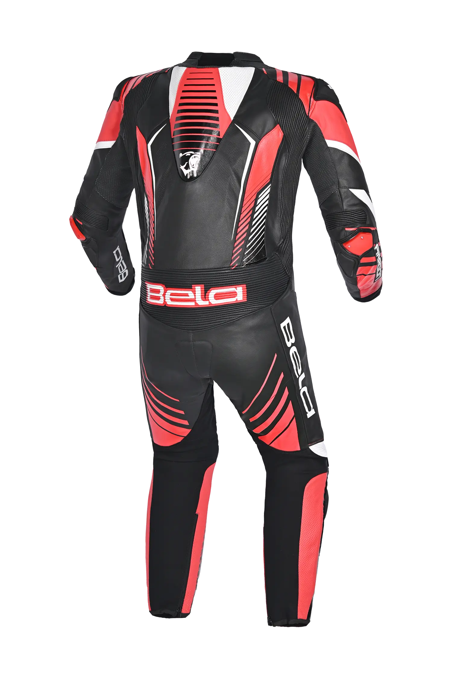 Bela Aragone Tuta da moto Nera/Rossa intera (1 PZ) 