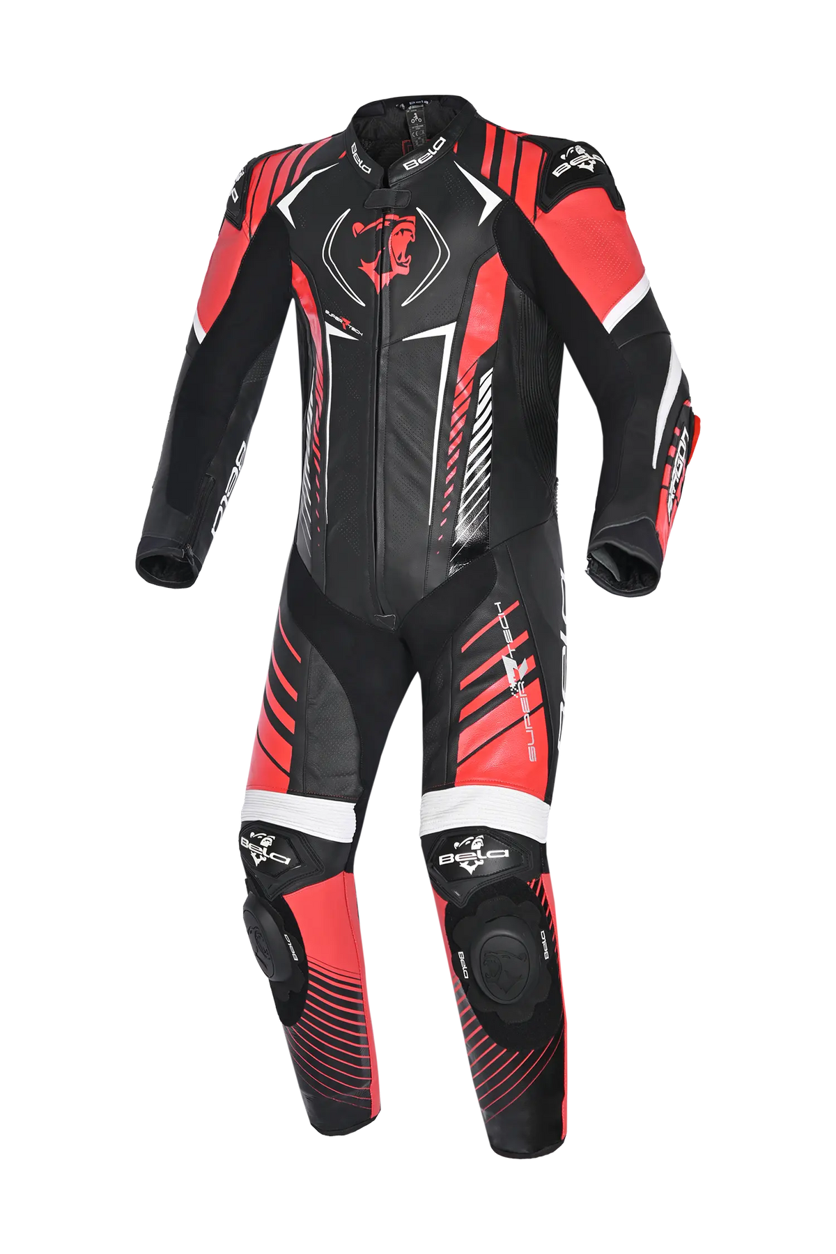 Bela Aragone Tuta da moto Nera/Rossa intera (1 PZ) 