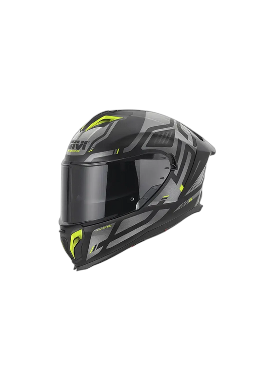 GIVI H503 QUASAR Casco integrale per moto Nero Titanio Giallo – Yamoto.it