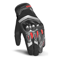 Bela Daring Guanti   da Moto Uomo - Nero/Rosso front