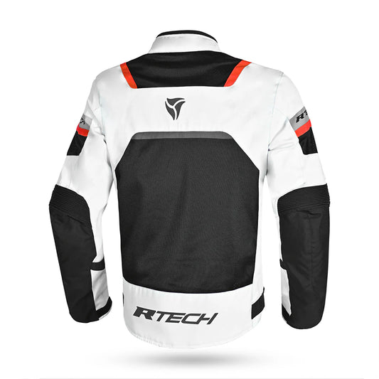 Chaqueta de moto de verano R-Tech Spiral Mesh - Hielo/Negro/Rojo – Yamoto.it