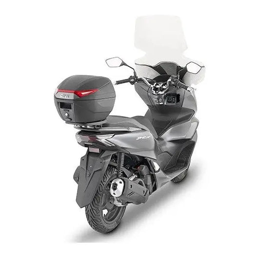 GIVI Bauletto Moto GIVI Monolock C30 Nero 30lt Catadiottri rossi 