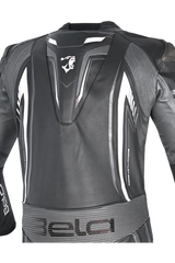 Bela Beast Tuta da Moto Nera/Bianca/Grigio scuro Tuta intera (1 pezzo) 