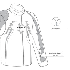 Bela Elanur Lady Giacca donna - Nero/Turchese description 4