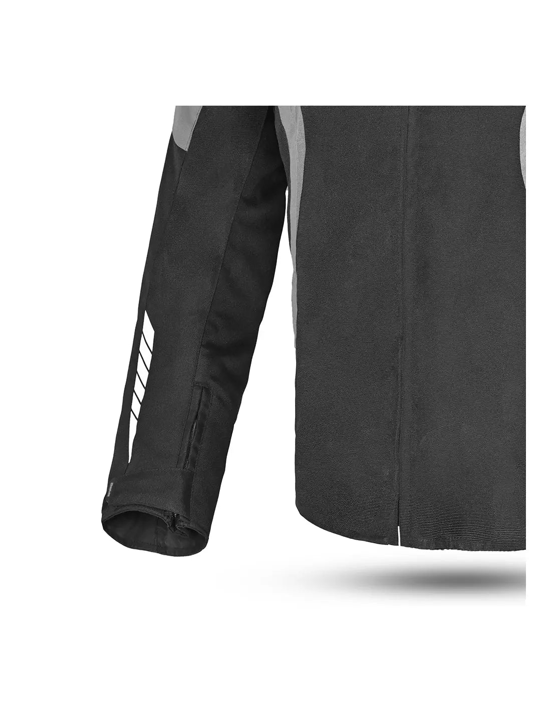 Bela Bradley Grigio Giacca Tessile da Moto arm