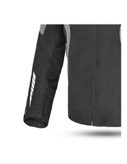 Bela Bradley Grigio Giacca Tessile da Moto arm