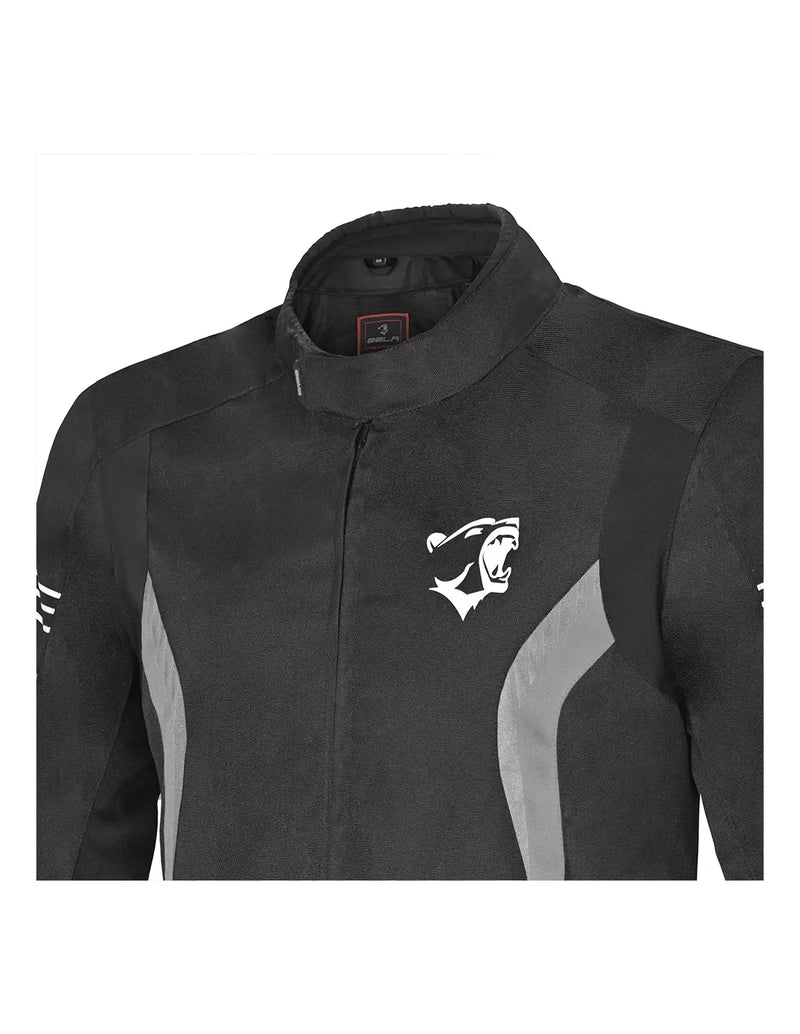 Bela Bradley Grigio Giacca Tessile da Moto