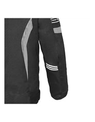 Bela Bradley Grigio Giacca Tessile da Moto under arm