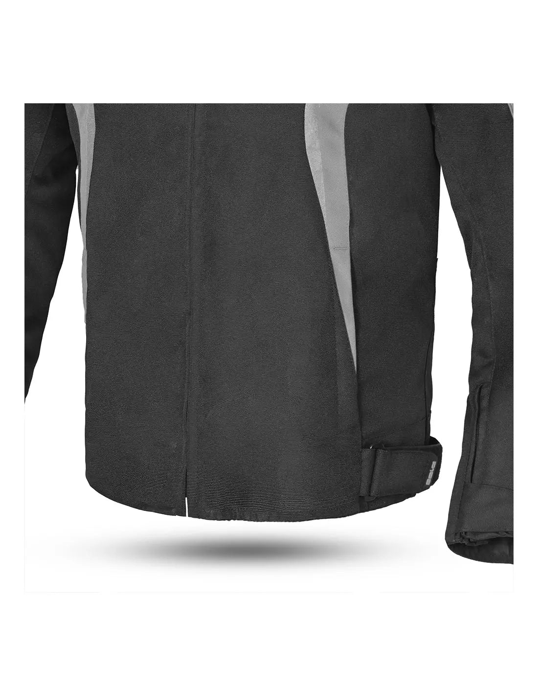Bela Bradley Grigio Giacca Tessile da Moto zip 