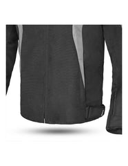 Bela Bradley Grigio Giacca Tessile da Moto zip 