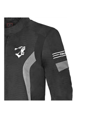 Bela Bradley Grigio Giacca Tessile da Moto back shoulder
