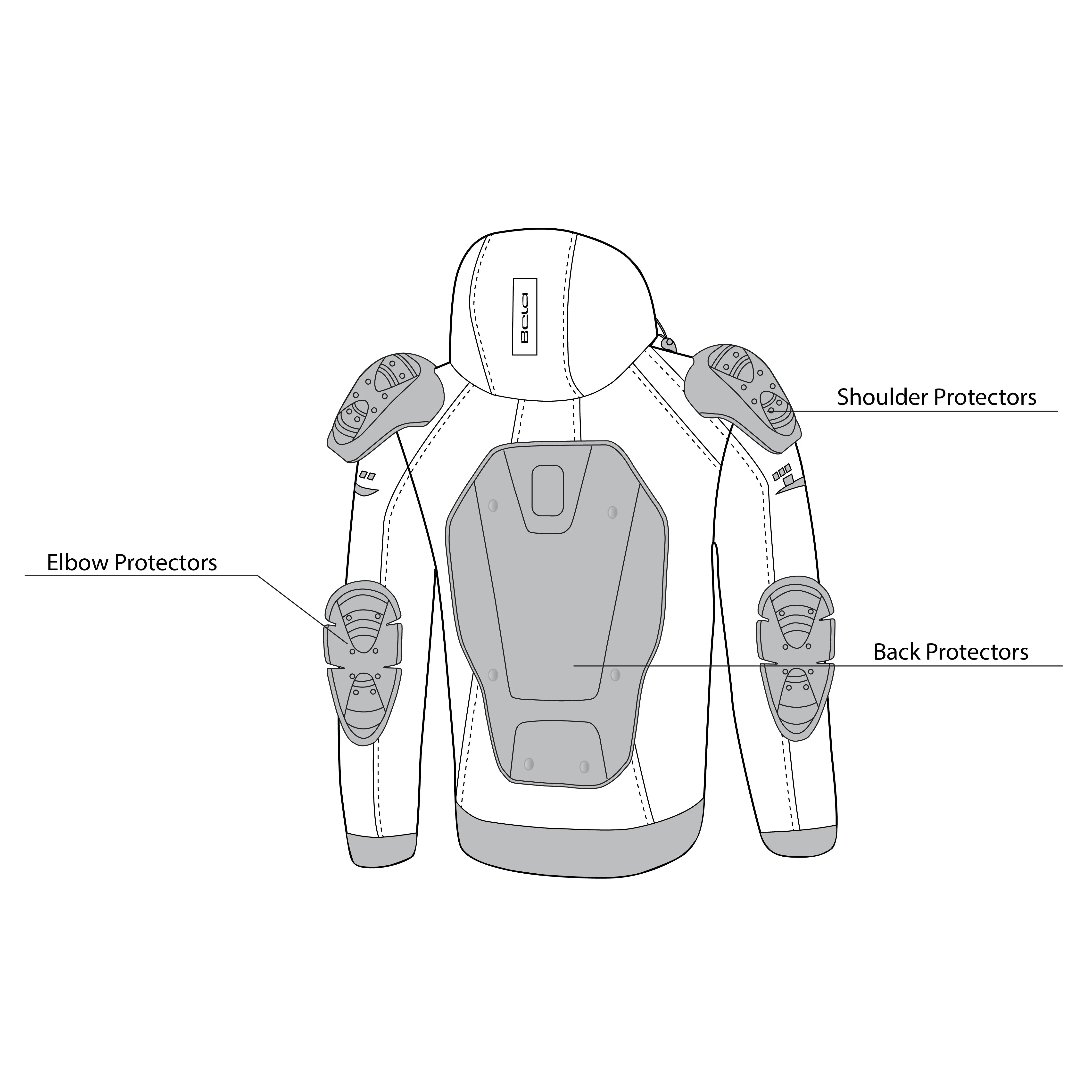 Bela Breeze Giacca softshell per uomo  - Nero/Grigio description 3